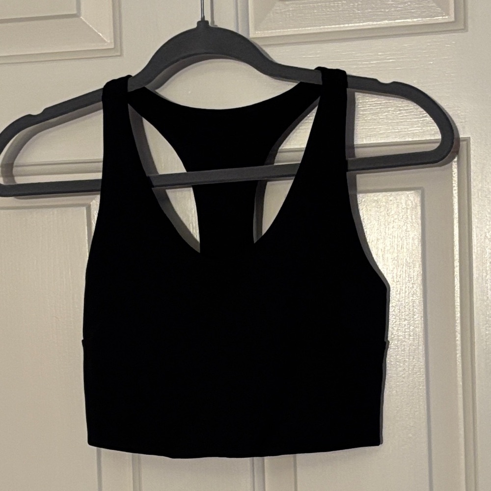Zella Black Racerback Crop Top